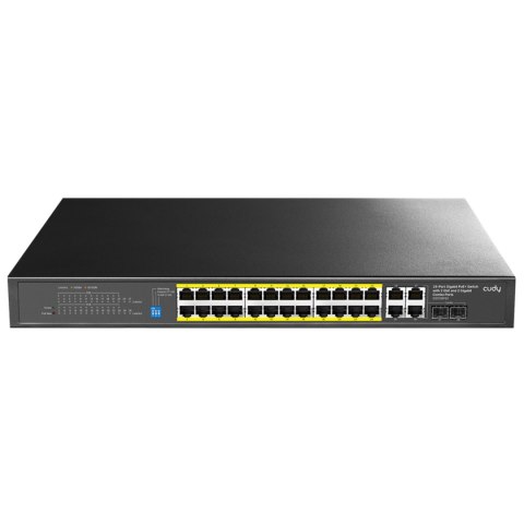 SWITCH POE GS2028PS4-300W 24-PORTOWY SFP CUDY
