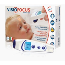 TECNIMED VISIOFOCUS 06400 Termometr bezdotykowy na podczerwień, z etui ochronnym