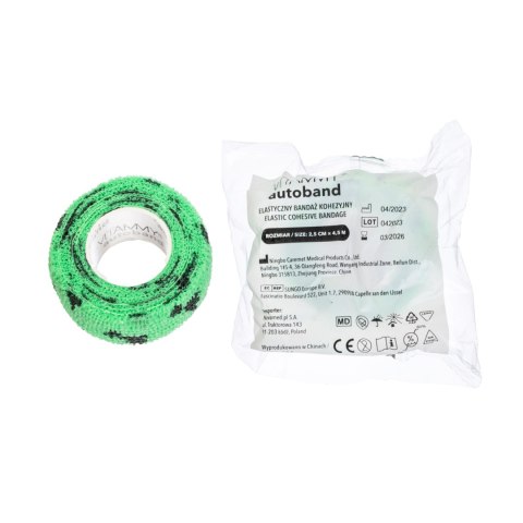 VITAMMY AUTOBAND DINOZAURY 2,5cm x 450cm Elastyczny bandaż kohezyjny samoprzylepny