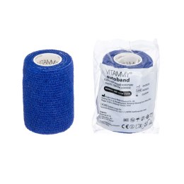 VITAMMY AUTOBAND NIEBIESKI 7,5cm x 450cm Elastyczny bandaż kohezyjny samoprzylepny