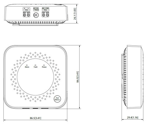 CZUJKA GAZU LPG (PROPANU) HY-GB40A WISUALARM
