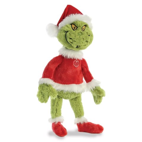 Grinch - Pluszowa maskotka / przytulanka Grinch w stroju Świętego Mikołaja 43 cm Eco-Friendly
