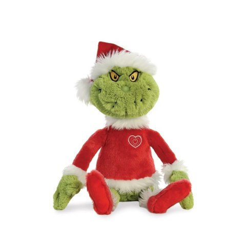 Grinch - Pluszowa maskotka / przytulanka Grinch w stroju Świętego Mikołaja 43 cm Eco-Friendly