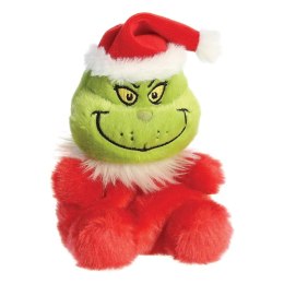 Grinch - Pluszowa maskotka / przytulanka siedzący Grinch w stroju Świętego Mikołaja 13 cm z kolekcji Palm Pals Eco-Friendly