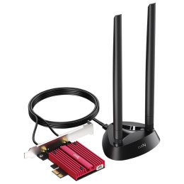 KARTA SIECIOWA WI-FI 6E PCIE WE4000 Bluetooth 5.3 2.4 GHz, 5 GHz, 6 GHz 574 Mb/s + 2402 Mb/s + 2402 Mb/s CUDY