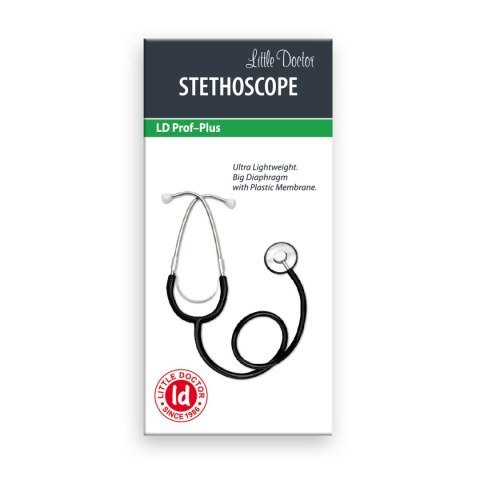 LD Prof-Plus Stetoskop zielony /jednogłowicowy/