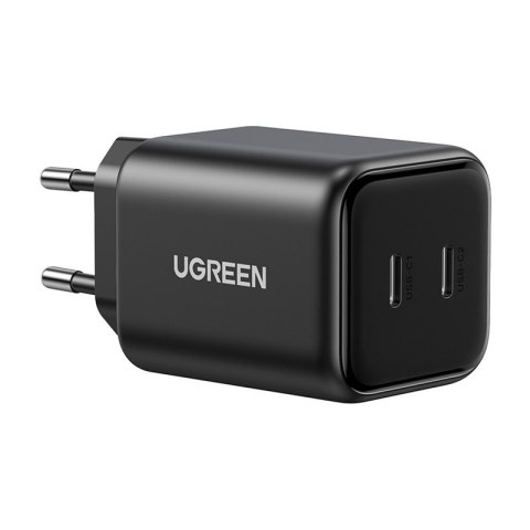 Ładowarka sieciowa UGREEN X526 45W GaN 2xUSB-C (czarna)
