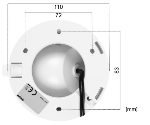 KAMERA AHD, HD-CVI, HD-TVI, PAL HAC-HDW1249X-A-PRO-0280B-DIP WizColor - 1080p 2.8 mm DAHUA