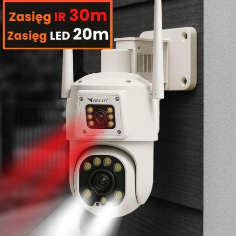 Kamera IP Orllo TZ8 Dual z panelem solarnym SM6030 PRO