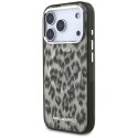 Karl Lagerfeld IML Leopard Pattern MagSafe - Etui iPhone 17 Pro (brązowy)