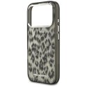 Karl Lagerfeld IML Leopard Pattern MagSafe - Etui iPhone 17 Pro (brązowy)
