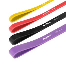 Zestaw gum do ćwiczeń TPE - Power Band PT-S7, 4-82 kg, 7 gum TPE, REBEL ACTIVE