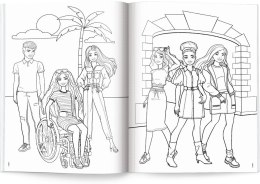 Ameet: BARBIE - Megakolorowanka. Brokatowe Naklejki