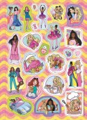 Ameet: BARBIE - Megakolorowanka. Brokatowe Naklejki