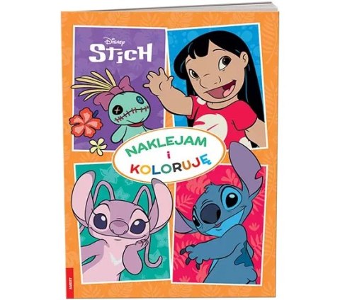 Ameet: DISNEY - Stich. Naklejam I Koloruję