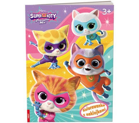 Ameet: DISNEY - Superkoty. Kolorowanka z Naklejkami