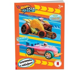 Ameet: HOT WHEELS - Let's race. Kolorowanka z naklejkami