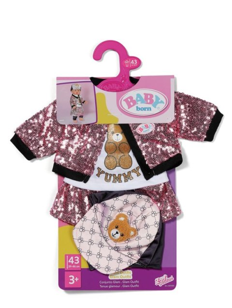 BABY born Glam Outfit 43cm Zestaw ubrań dla lalek