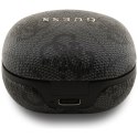 Guess 4G Classic Metal Logo - Słuchawki Bluetooth TWS ENC + etui ładujące (czarny)