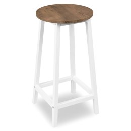 Hoker Flint Biały Rustic skandynawski postarzany dąb