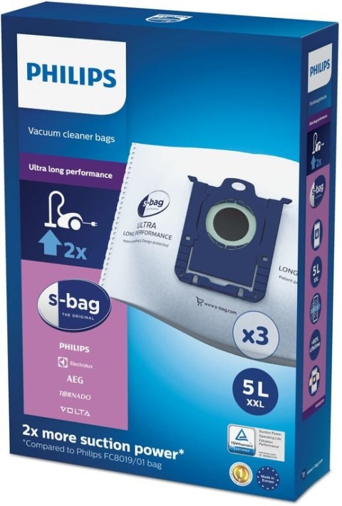 Philips s-bag 3 worki na kurz do odkurzaczy