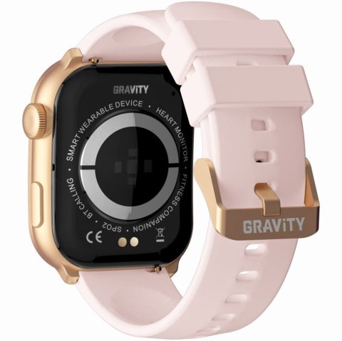 SMARTWATCH UNISEX GRAVITY GT28-6 - ROZMOWY BLUETOOTH, DODATKOWY PASEK (sg037f)