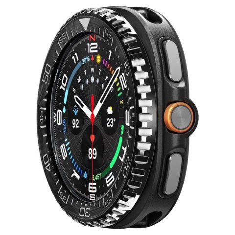 Spigen Bezel Tune Pro Diver - Obudowa / Pierścień ochronny do Samsung Galaxy Watch 8 Classic 46 mm (Silver)