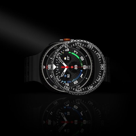 Spigen Bezel Tune Pro Diver - Obudowa / Pierścień ochronny do Samsung Galaxy Watch 8 Classic 46 mm (Silver)