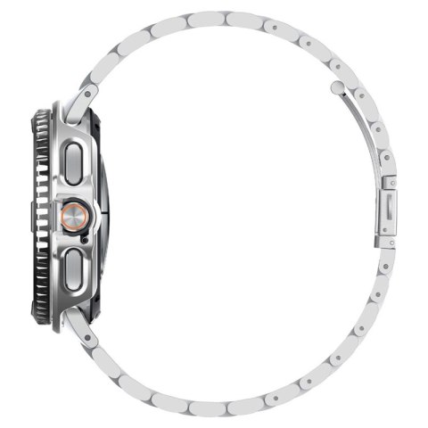 Spigen Bezel Tune Pro Pilot - Obudowa / Pierścień ochronny do Samsung Galaxy Watch 8 Classic 46 mm (Silver)