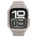 Spigen Rugged Armor Pro V2 - Pasek z obudową do Apple Watch 10 / 11 42 mm (Dune Beige)