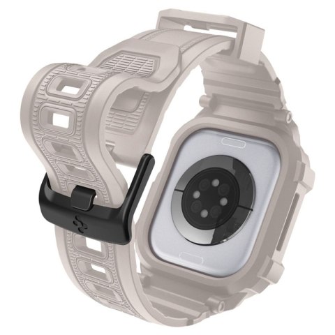 Spigen Rugged Armor Pro V2 - Pasek z obudową do Apple Watch 10 / 11 42 mm (Dune Beige)