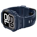 Spigen Rugged Armor Pro V2 - Pasek z obudową do Apple Watch 10 / 11 42 mm (Navy Blue)