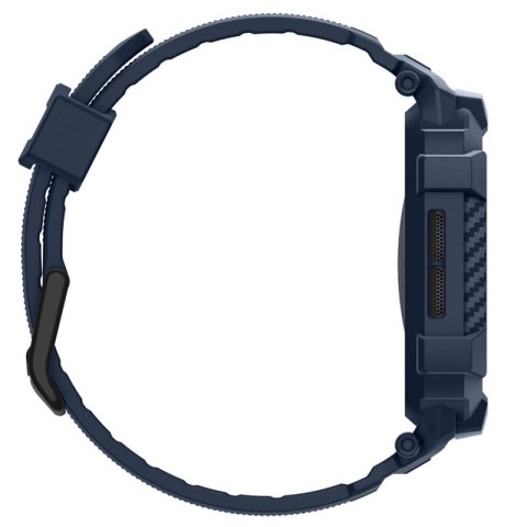 Spigen Rugged Armor Pro V2 - Pasek z obudową do Apple Watch 10 / 11 42 mm (Navy Blue)