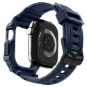 Spigen Rugged Armor Pro V2 - Pasek z obudową do Apple Watch 10 / 11 42 mm (Navy Blue)