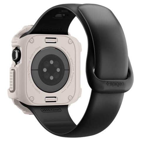 Spigen Rugged Armor V2 - Obudowa do Apple Watch 10 / 11 42 mm (Dune Beige)