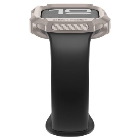 Spigen Rugged Armor V2 - Obudowa do Apple Watch 10 / 11 42 mm (Dune Beige)