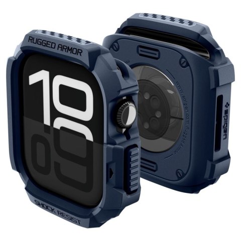 Spigen Rugged Armor V2 - Obudowa do Apple Watch 10 / 11 42 mm (Navy Blue)