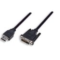 Techly ICOC-HDMI-D-045 adapter kablowy 5 m DVI-D Czarny