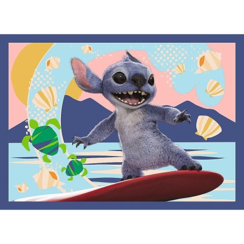 Trefl: Puzzle 4w1 - Lilo&Stitch Wakacje na Hawajach