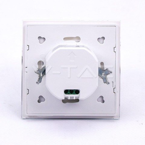 Czujnik ruchu mikrofalowy ścienny podtynkowy dopuszkowy biały 1200W/300W V-TAC VT-8084 5 lat gwarancji