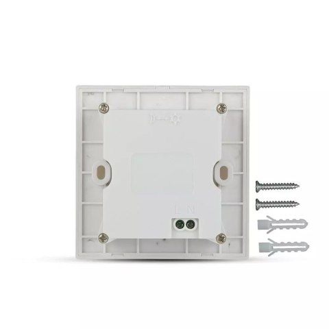 Oprawa schodowa 3W LED V-TAC biała czujnik ruchu 230V VT-8035 4000K 100lm