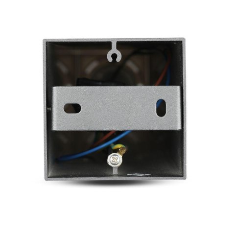 Słupek ogrodowy V-TAC GU10 kwadrat aluminium czarny 80x80x800mm IP54 VT-7615 3 lata gwarancji