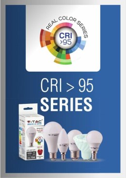 Żarówka LED V-TAC 5.5W E27 G45 Kulka CRI95+ VT-2216 2700K 470lm