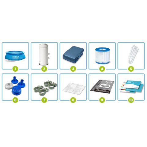 Basen ogrodowy rozporowy 457 x 84 cm 4w1 INTEX 28158