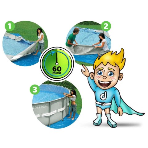 Basen ogrodowy stelażowy 549 x 122 cm 21w1 INTEX 26732