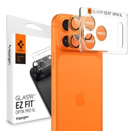 Spigen Optik Pro XL Glas.TR EZ Fit - Szkło ochronne na obiektyw iPhone 17 Pro Max (Orange)