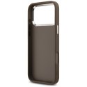 Guess 4G Big 4G Classic Logo - Etui iPhone 17 Pro Max (brązowy / srebrny)