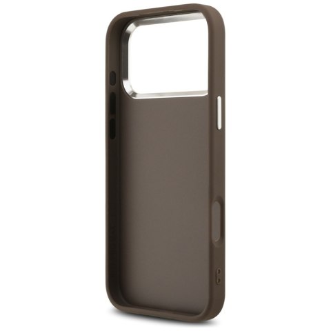 Guess 4G Big 4G Classic Logo - Etui iPhone 17 Pro Max (brązowy / srebrny)