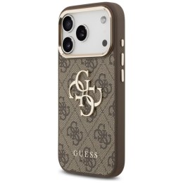 Guess 4G Big 4G Classic Logo - Etui iPhone 17 Pro Max (brązowy / złoty)