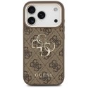 Guess 4G Big 4G Classic Logo - Etui iPhone 17 Pro Max (brązowy / złoty)